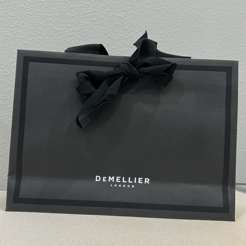 Authentic DeMellier Paper Gift Shopping Bag